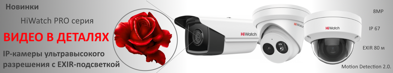 Видео в деталях: новые IP-камеры HiWatch серии Pro