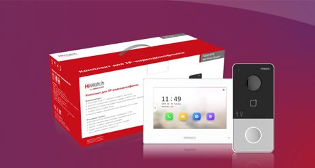 Новый комплект для установки IP-видеодомофона от HiWatch